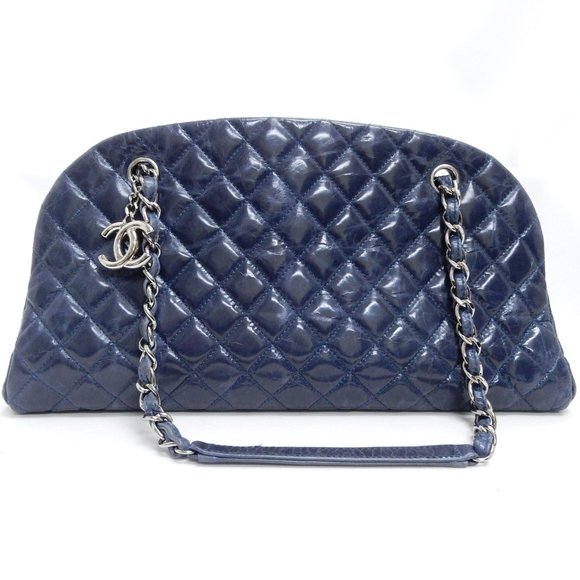 CHANEL RARE BLUE CHAIN HANDBAG!! SALE!! - Picture 2 of 14